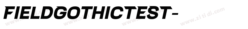 FieldGothicTEST字体转换