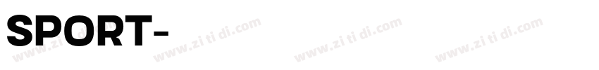 sport字体转换