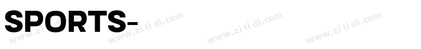 sports字体转换