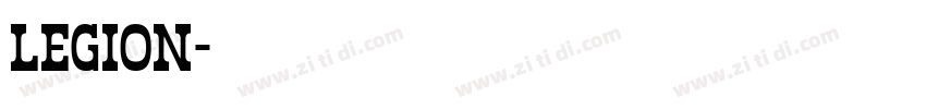LEGION字体转换