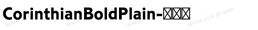 CorinthianBoldPlain字体转换