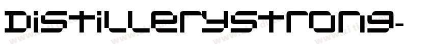 DistilleryStrong字体转换