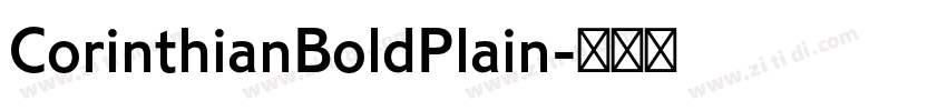 CorinthianBoldPlain字体转换