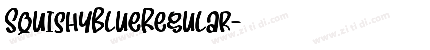 SquishyBlueRegular字体转换