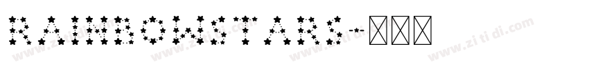 RainbowStars字体转换
