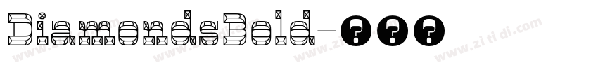 DiamondsBold字体转换