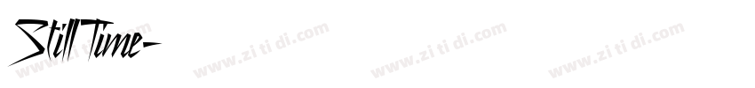 StillTime字体转换