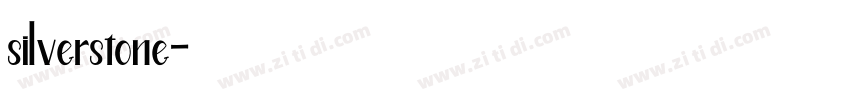 silverstone字体转换