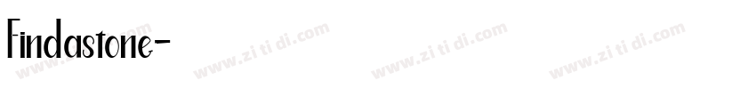 Findastone字体转换
