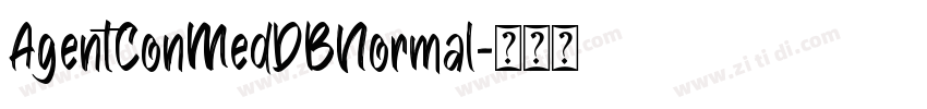 AgentConMedDBNormal字体转换