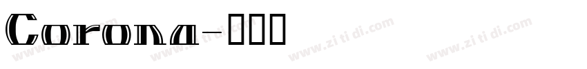 Corona字体转换