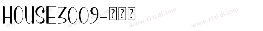HOUSE3009字体转换