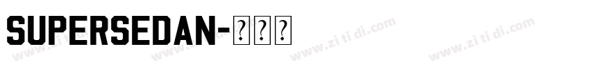 SuperSedan字体转换
