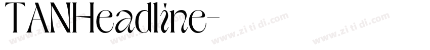 TANHeadline字体转换