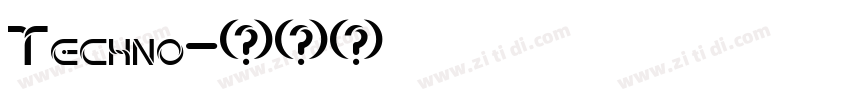 Techno字体转换