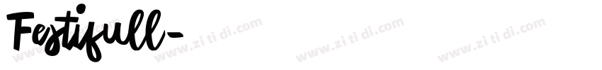 Festifull字体转换
