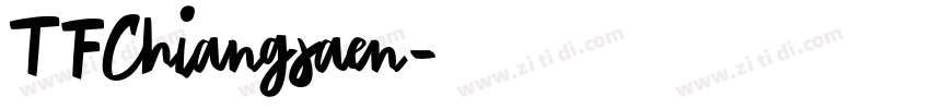 TFChiangsaen字体转换