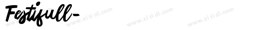Festifull字体转换