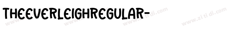 TheEverleighRegular字体转换