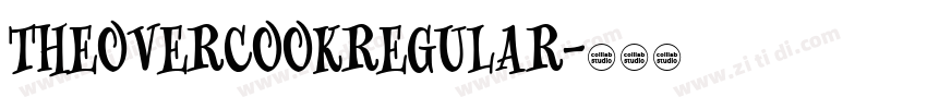 TheOvercookRegular字体转换
