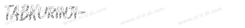 TABKurinji字体转换