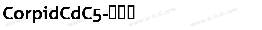 CorpidCdC5字体转换