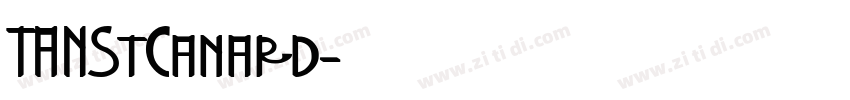 TANStCanard字体转换