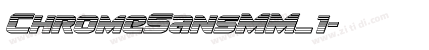 ChromeSansMM_1字体转换