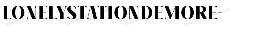 LonelyStationDemoRe字体转换