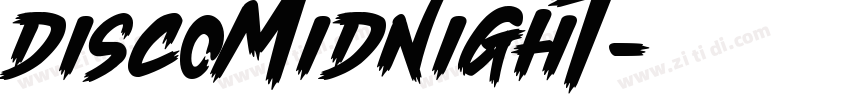 DiscoMidnight字体转换
