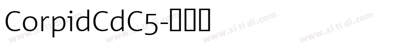 CorpidCdC5字体转换