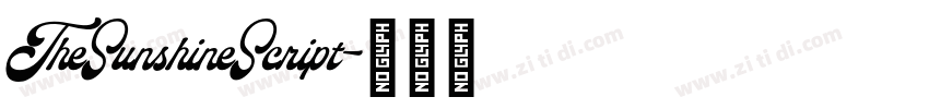 TheSunshineScript字体转换