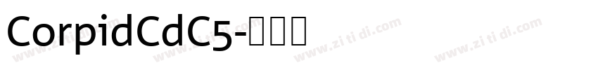 CorpidCdC5字体转换