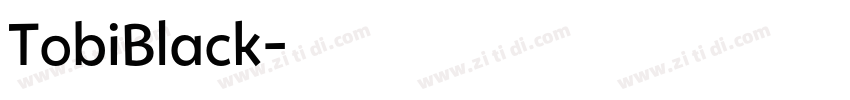 TobiBlack字体转换