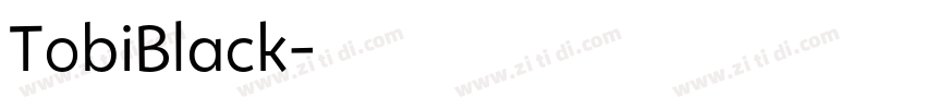 TobiBlack字体转换
