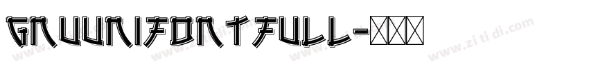 GNUUnifontFull字体转换