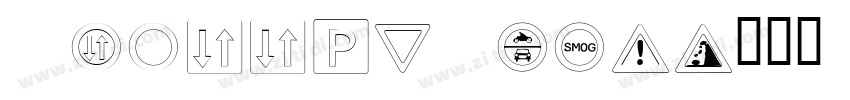 TrafficBold字体转换