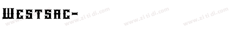 Westsac字体转换