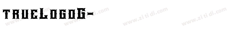 trueLogoG字体转换