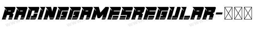 RacingGamesRegular字体转换