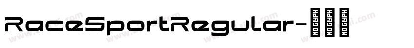 RaceSportRegular字体转换