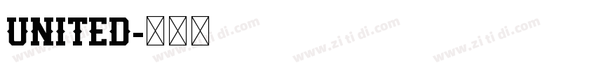 United字体转换