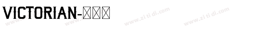 Victorian字体转换