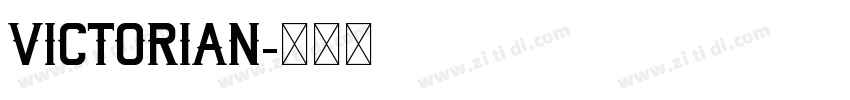 Victorian字体转换