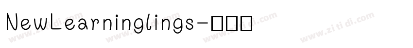 NewLearninglings字体转换