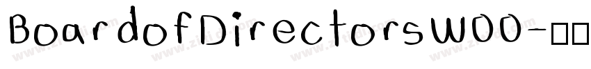 BoardofDirectorsW00字体转换