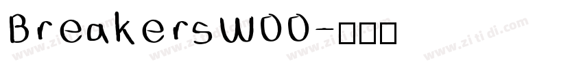 BreakersW00字体转换