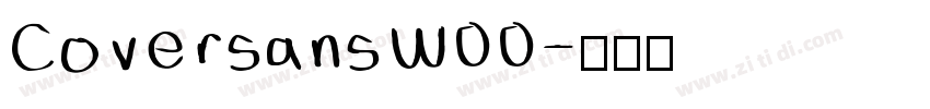 CoversansW00字体转换