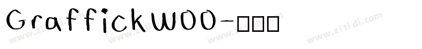 GraffickW00字体转换