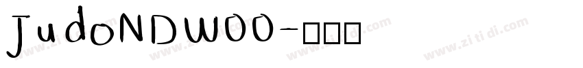 JudoNDW00字体转换